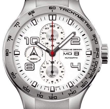 Review Porsche Design P'6340 Flat Six Automatic Chronograph White Dial Men's Watch
